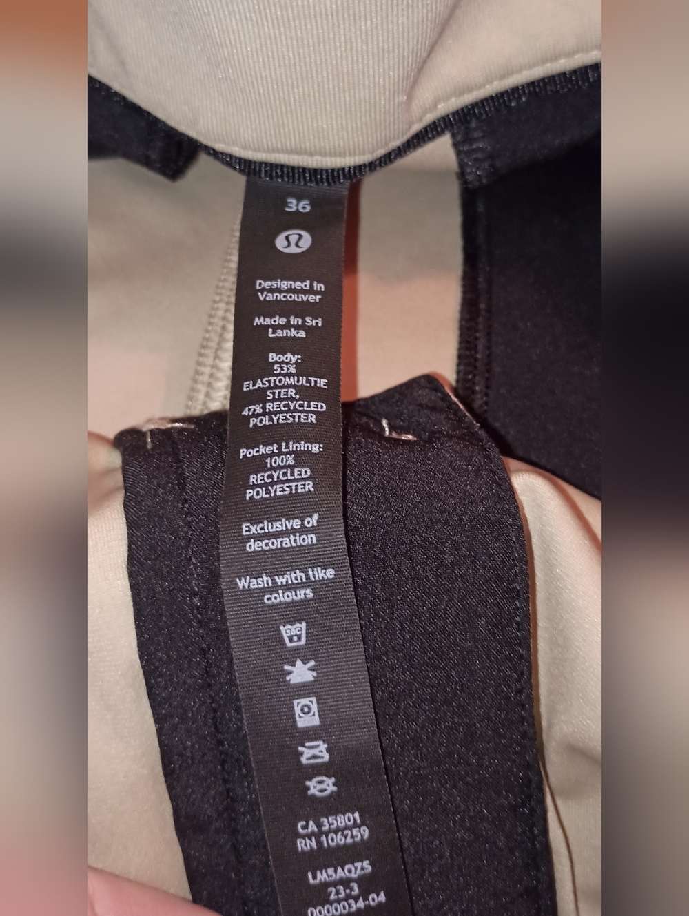 Lululemon ABC Slim Flit Golf Chino Pants Size 36 - Picture 4 of 11